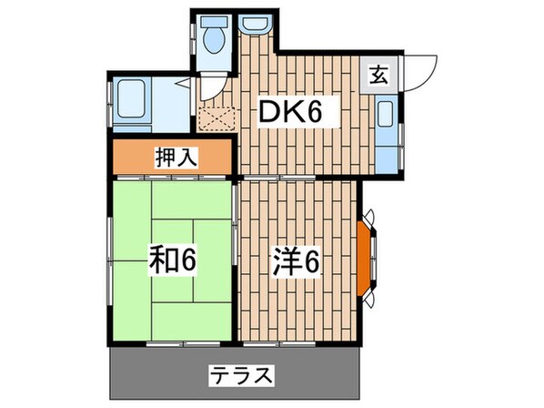 コーホﾟホーエー３の物件間取画像